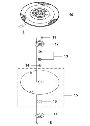 Rep-Kit Messerscheibe P2-A M