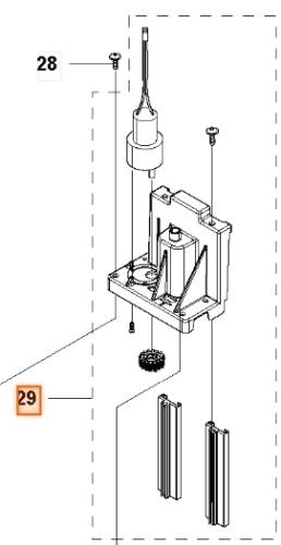 Motor KIT with Holder Cutting Height  P2