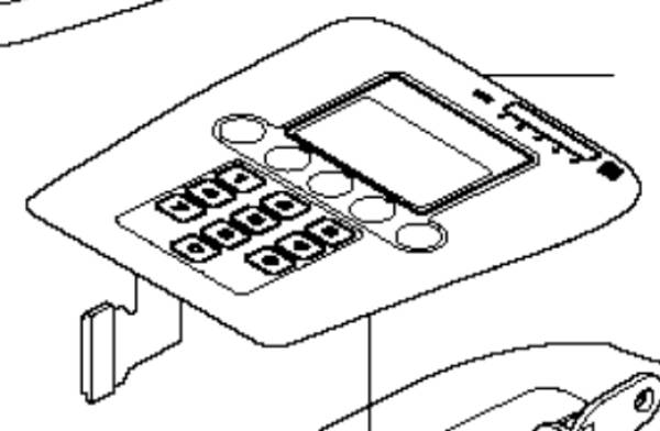Tastatur - Keyboard Gardena P1 R35,R40,R70...