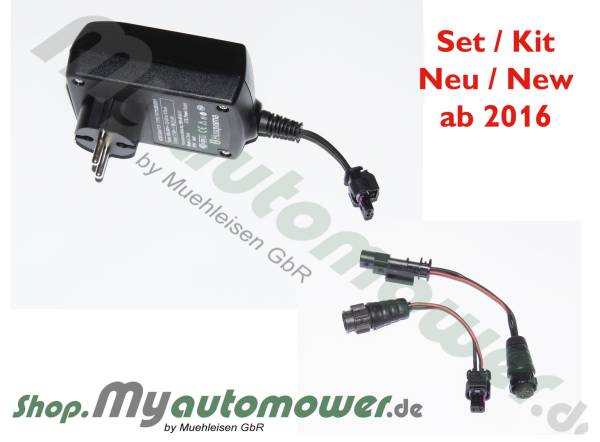 Trafo Set G3-P1 1000mA mit Adapter für Runder Stecker!! (EU) (305, R40Li, R45Li...)