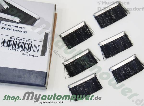 Wheel Brushes 6 pieces Ersatz G2,260,265,P15,310,315,...