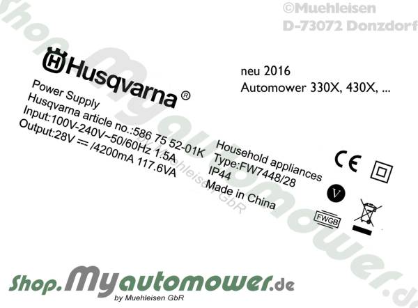 Transformer for charging station G3 P2 (EU) (4,2Ah 4,4Ah)