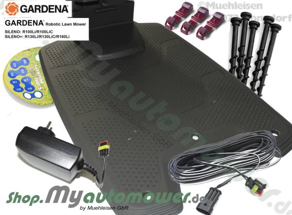 Ladestation Set Kit Gardena Sileno R100Li,R130Li,... (EU)