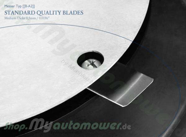 STANDARD QUALITY BLADES 0,45mm [[B-A2]] -30Stück-