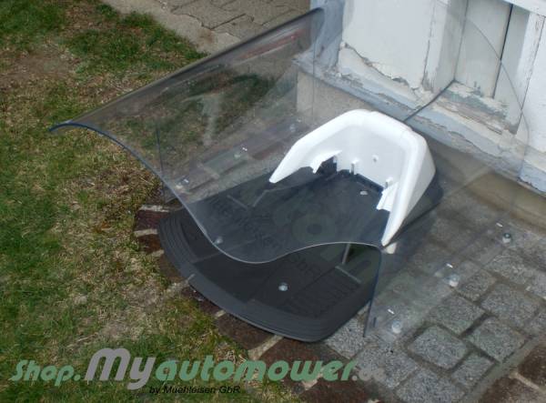 Garage Dach Klar - Aufklappbar - Acrylglas Set für Automower®