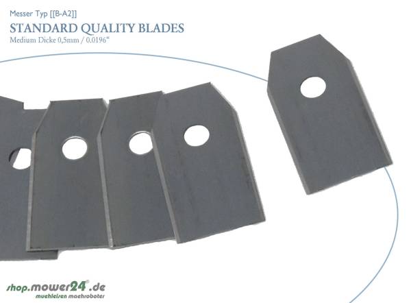 STANDARD QUALITY BLADES 0,45mm [[B-A2]] -30Stück-