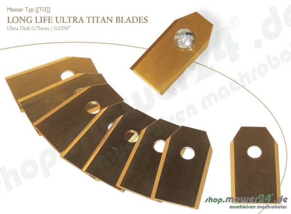 LONG LIEFE ULTRA TITAN Blades 0,75mm[[Ti3]]  60pieces
