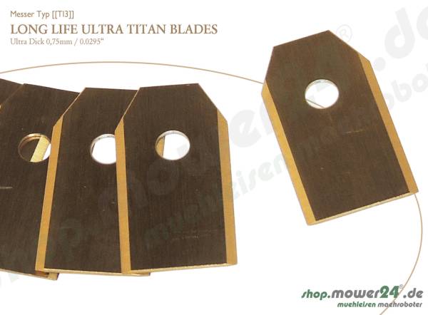 LONG LIEFE ULTRA TITAN MESSER 0,75mm[[Ti3]] -90Stück-