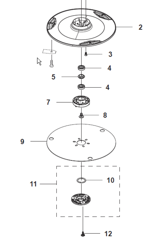 Repair KIT Cutting Disk   P15 M