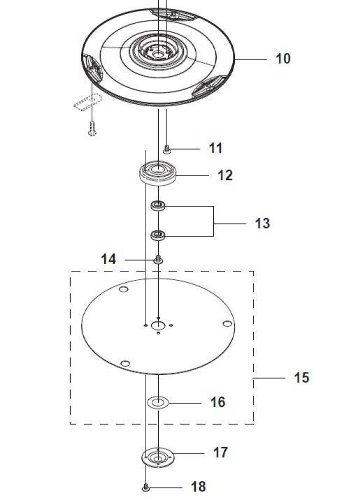 Rep-Kit Messerscheibe P2-A M