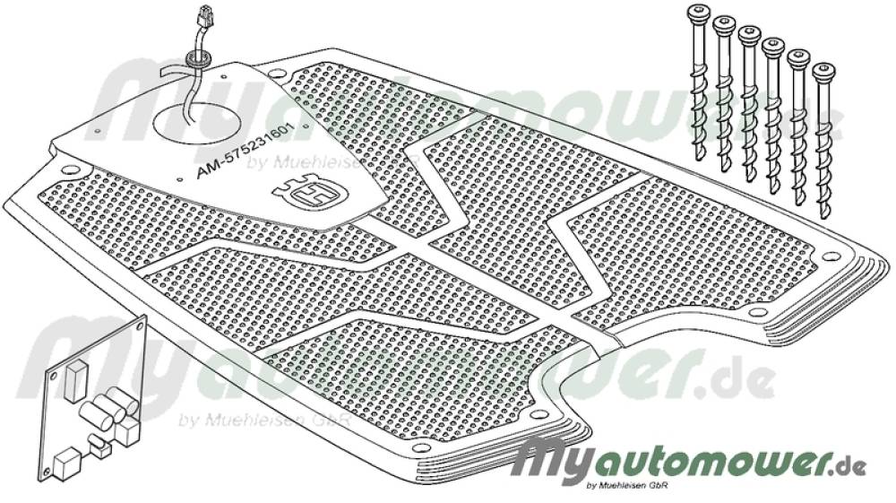 Base plate with circuit board conversion kit G2 2004-2015 -NSG2-