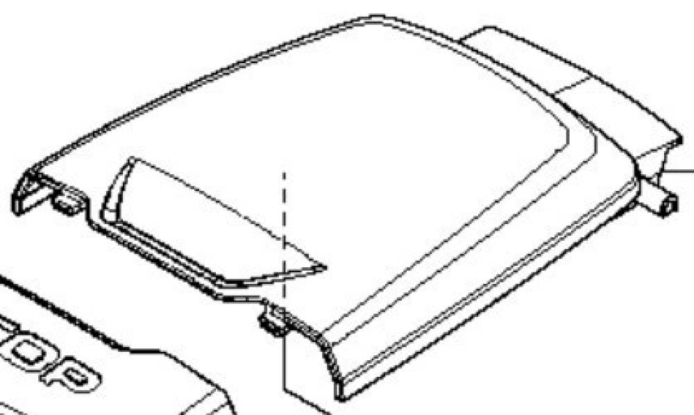 Hatch Cover KIT P15 Automower 310,315, Grau