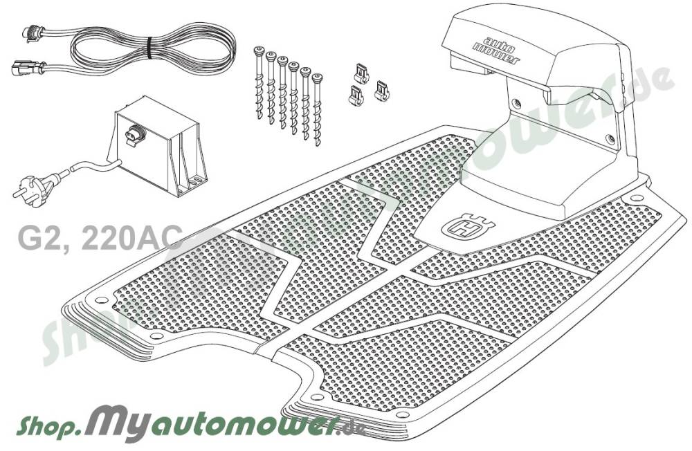 Charging for Automower® and 220AC. - shop.mower24.de