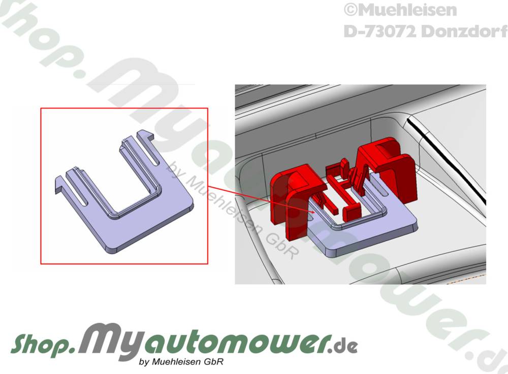 Clamp, Clip Sensor white   G3 P2