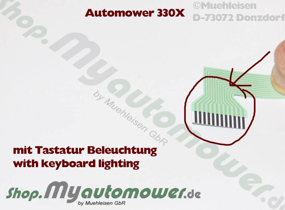 Keyboard overlay 330X430X450X