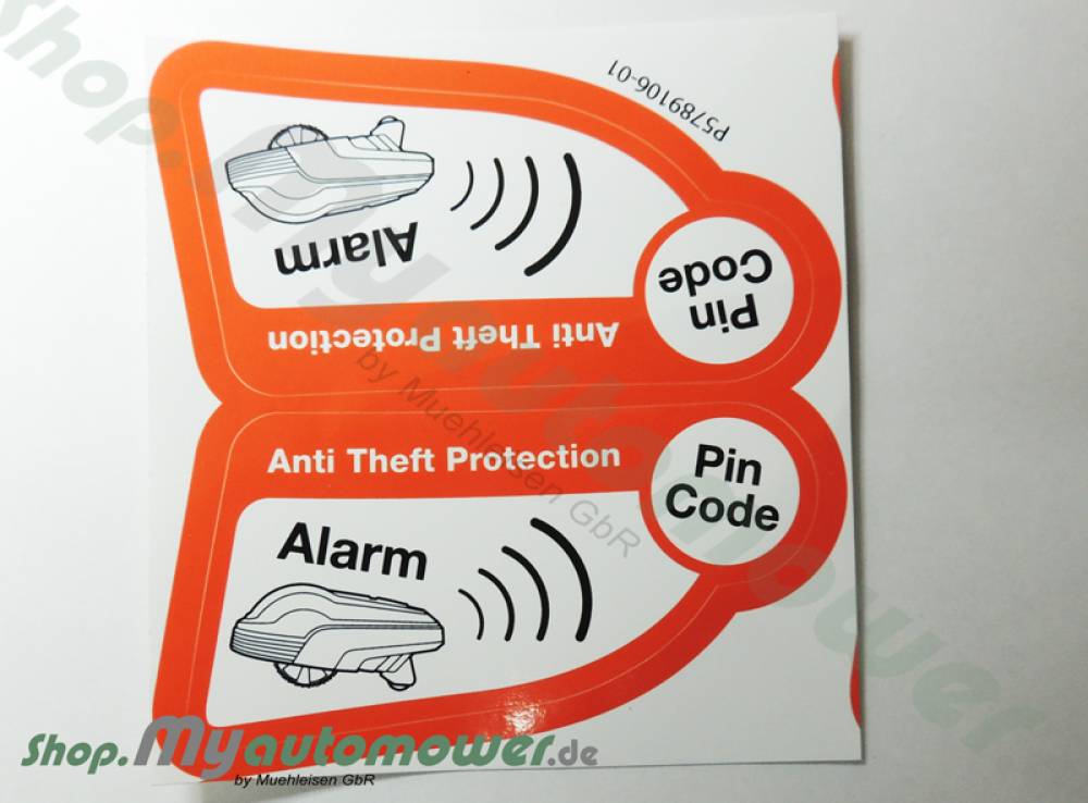 Anti Theft Sticker R40Li Satz