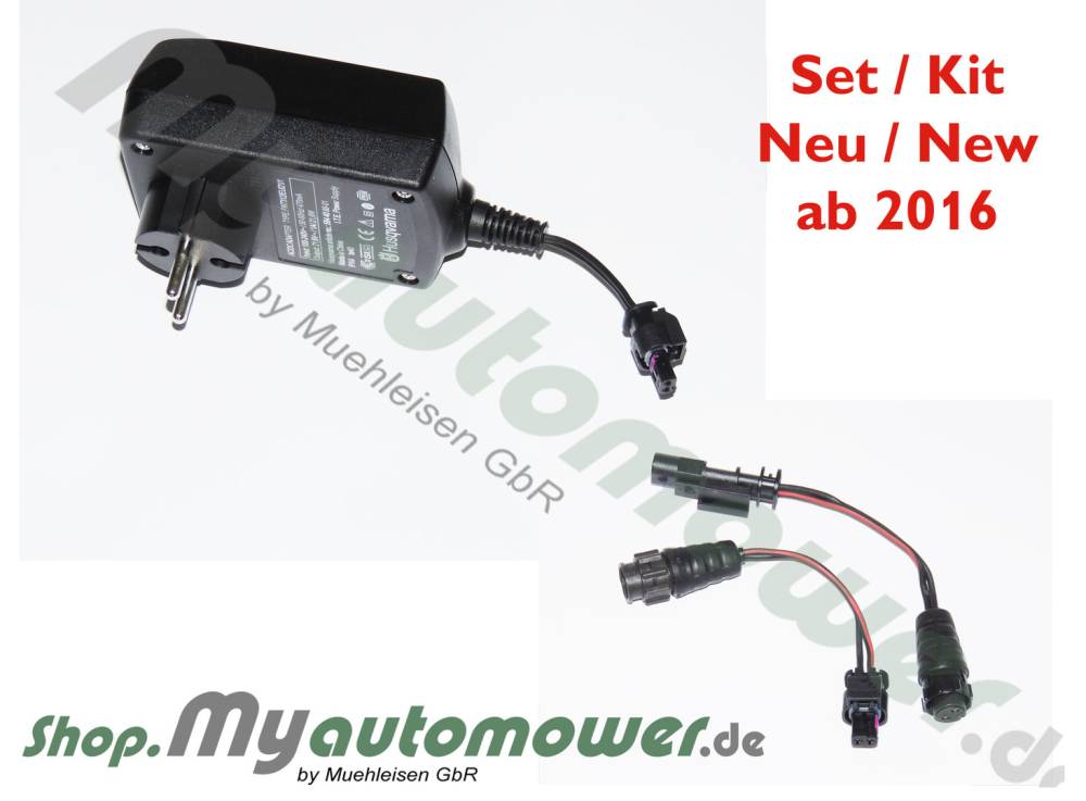 Trafo Set G3-P1 1000mA mit Adapter für Runder Stecker!! (EU) (305, R40Li, R45Li...)