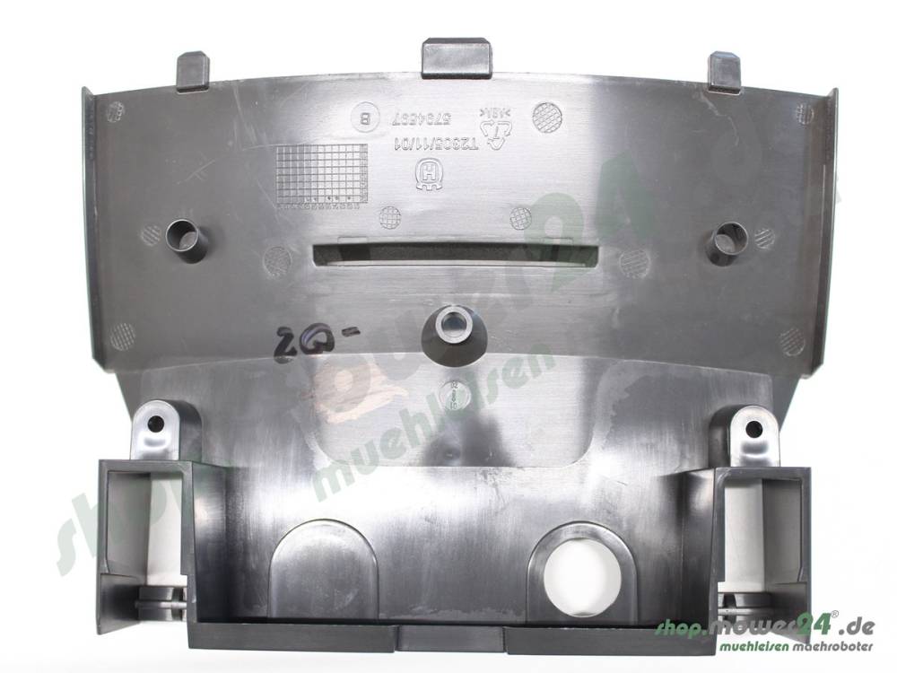 Front Deckel Cover Charging Station 1Loch Grau