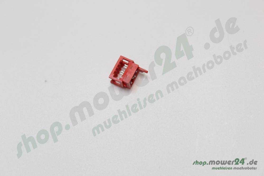 Stecker 4Pol. Rot Einzeln 1Stück ((S0001))