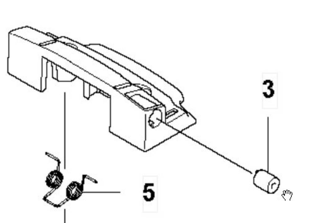Front flap support front assy Automower®