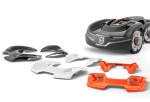 Kit de carrosserie couvercle supérieur orange P25 435XAWD