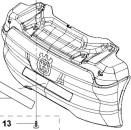 Stoßfänger Heck BUMPER kpl. P2 X-line